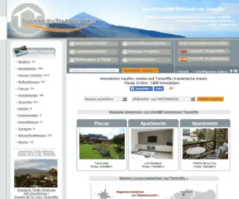 Immobilienteneriffa.com(Das Immobilien Netzwerk von Teneriffa) Screenshot