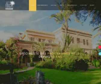 Immobilier-A-Marrakech.com(Palm Real Estate) Screenshot
