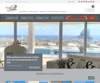 Immobilier-Costa-Blanca.com(Agence immobilière Altea) Screenshot