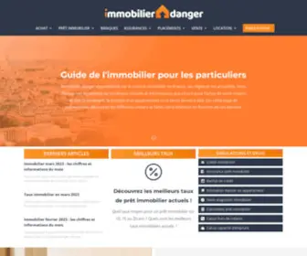 Immobilier-Danger.com(Analyses et de conseils indépendants sur le marché immobilier en France) Screenshot