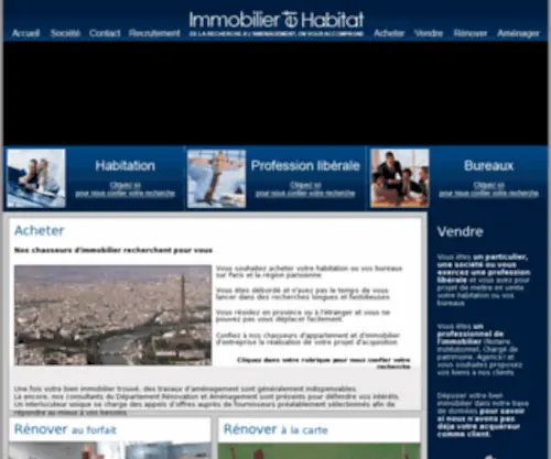 Immobilier-ET-Habitat.com(Immobilier ET Habitat) Screenshot