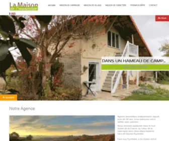 Immobilier-Gers.fr(L'Agence immobilière de Gascogne) Screenshot