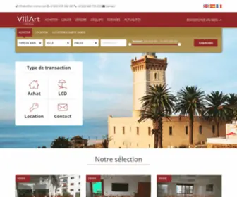 Immobilier-Maroc-Villart.com(Appartement à Vendre à Tanger) Screenshot