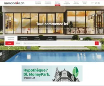 Immobilier.ch(Location et Achat immobilier en Suisse Romande) Screenshot