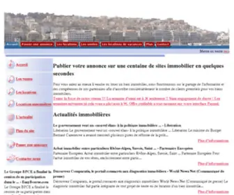 Immobilieralgerie.net(Create a Free Website or Blog) Screenshot