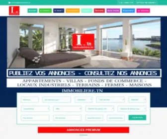 Immobiliere.tn(Vente et achat immobilières en ligne partout en Tunisie) Screenshot