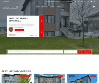 Immobilierselect.com(Yves Monneret Courtier Immobilier) Screenshot