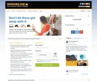 Immobilise.com(For Phones) Screenshot