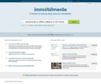 Immobilmente.com(Il motore di ricerca degli annunci immobiliari) Screenshot