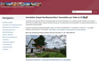 Immocentrum.de(Immobilienmakler Zaspel) Screenshot