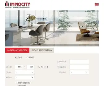 Immocity.hu(Immocity Ingatlaniroda) Screenshot