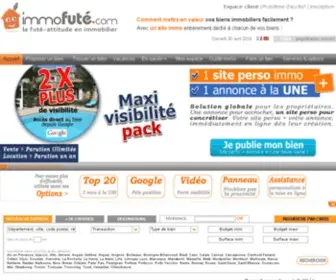 Immofute.com(Serveur Dedibox en maintenance) Screenshot