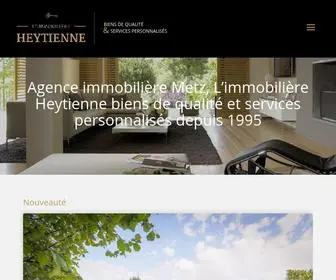 Immoheytienne.fr(Agence Immobilière Heytienne) Screenshot