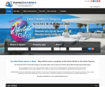 Immomarbel.com(ImmoMarbel immo Marbella Immo Marbel Real Estate Agent) Screenshot