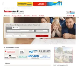 Immomia.de(Immobilien zur Miete und zum Kauf in Münster und dem gesamten Münsterland finden mit) Screenshot