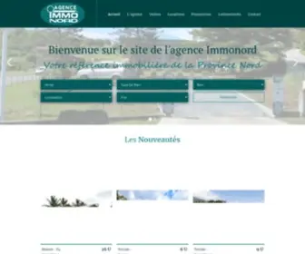 Immonord.nc(Agence Immonord) Screenshot