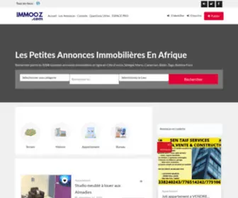 Immooz.com(Site immobilier) Screenshot