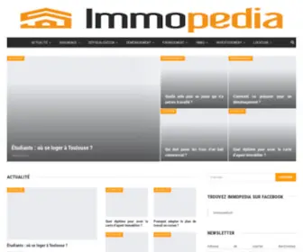 Immopedia.fr(Tout ce que vous devez savoir sur l'immobilier) Screenshot