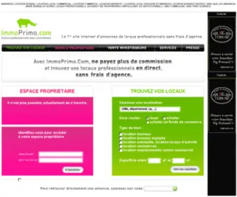 Immoprimo.com(Acheter boutiques) Screenshot