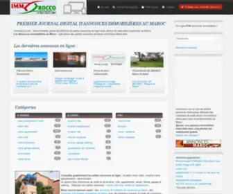 Immorocco.com(Annonces immobilieres Maroc) Screenshot