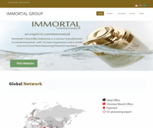 Immortalgroup.co.id(IMMORTAL GROUP) Screenshot