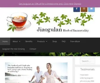 Immortalityherb.com(Jiaogulan HTML marquee Tag) Screenshot