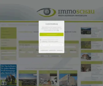 Immoschau.com(Finden Sie Ihre Immobilien auf immoschau. Immobilienangebote vom Immobilienmakler) Screenshot