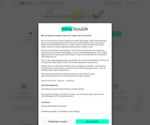 Immoscout.de(Grundstück) Screenshot