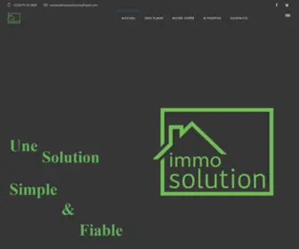 Immosolutionafrique.com(Une solution simple et fiable) Screenshot