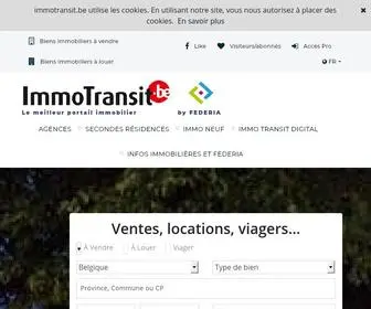 Immotransit.be(Immo Belgique) Screenshot