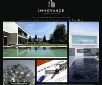 Immovance.fr(Réseau d’agences immobilières) Screenshot