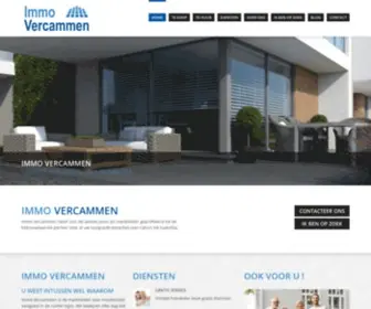 Immovercammen.be(Immo Vercammen) Screenshot