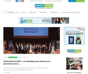 Immoweek.fr(News et connexions immobilières) Screenshot