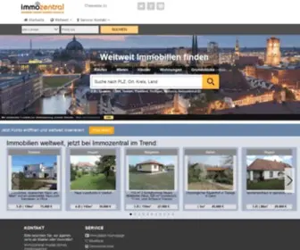 Immozentral.com(Immobilien Immozentral) Screenshot