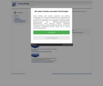 Immozone.de(Das Portal zur Immobilienwirtschaft) Screenshot