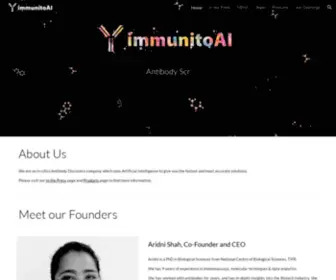 Immunitoai.com(Completely AI) Screenshot