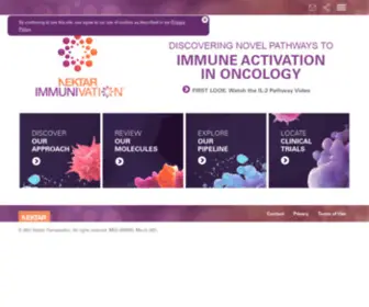 Immunivation.com(NEKTAR IMMUNIVATION) Screenshot