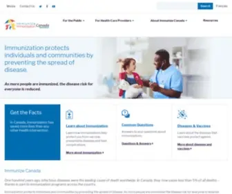 Immunize.ca(Immunizecanada) Screenshot