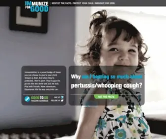 Immunizeforgood.com(Immunize for Good) Screenshot