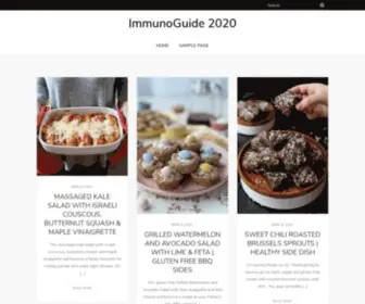 Immunoguide2020.com(ImmunoGuide 2020) Screenshot