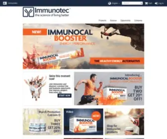 Immunotec.com(Live Better) Screenshot