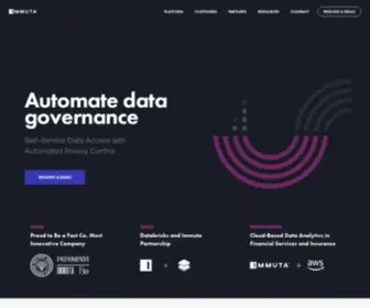 Immuta.com(Automated Data Governance Solution) Screenshot