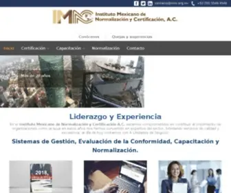 IMNC.org.mx(Más de 20 años contribuyendo al desarrollo del país) Screenshot