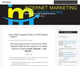 Imnews.me(Drive VIRAL Targeted Traffic to YOUR Website) Screenshot