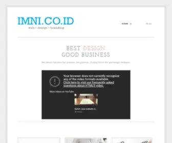 Imni.co.id(Jasa Website Development Graphic Design Branding Surabaya Jakarta) Screenshot