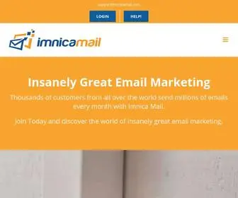 Imnicamail.com(Email Marketing Software & Autoresponders from Imnica Mail) Screenshot