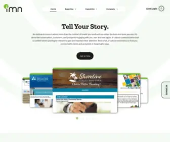 Imninc.com(Tell Your Story) Screenshot