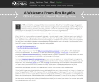 Imninjas.com(Full Service Internet Marketing Company & Internet Marketing Tools) Screenshot