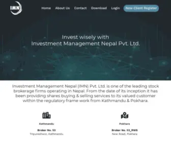 IMNPLTD.com.np((IMN)) Screenshot