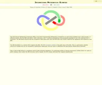 Imo-Official.org(International Mathematical Olympiad) Screenshot